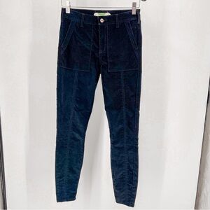 Anthropologie black corduroy pants